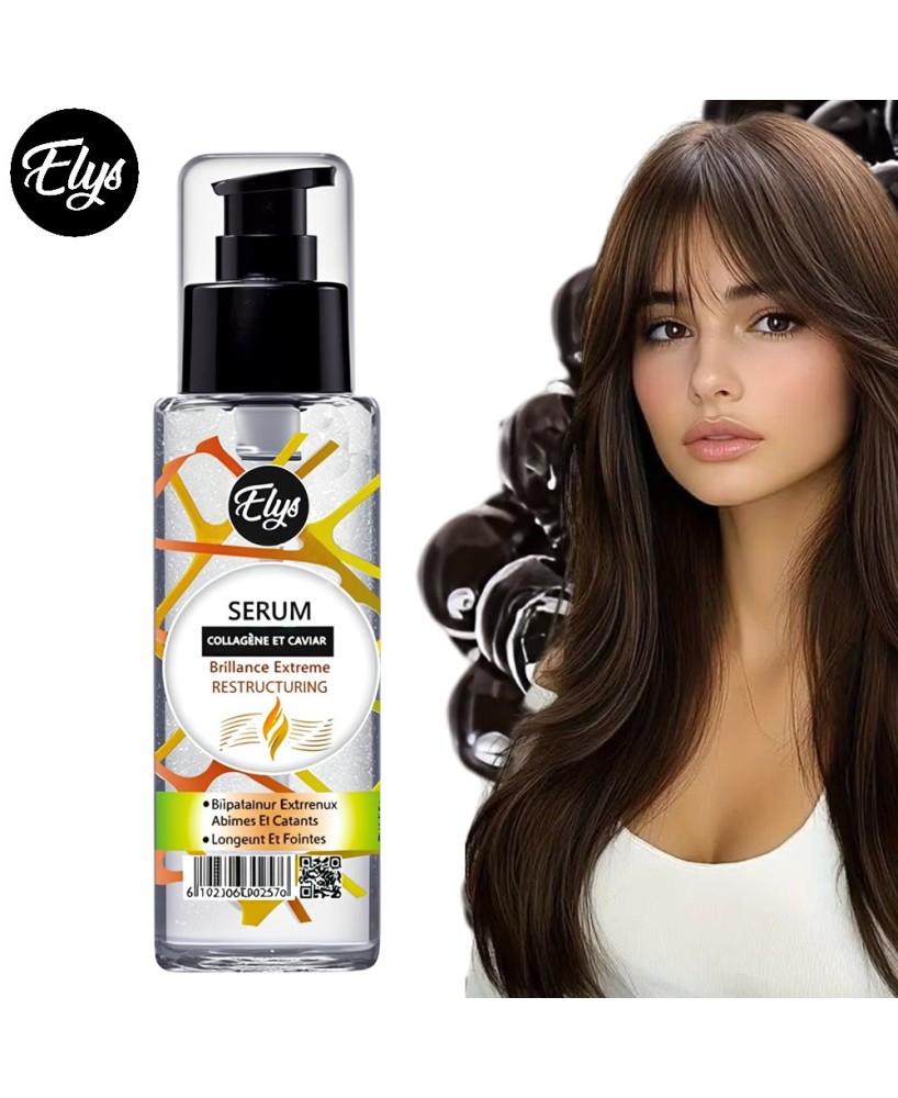 Sérum Collagène & Caviar – ELYS – 50 ml – Brillance Extrême & Restructuring