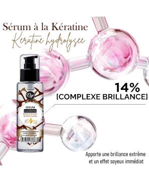Sérum à la Kératine – ELYS – 50 ml – Brillance Extrême & Restructuring