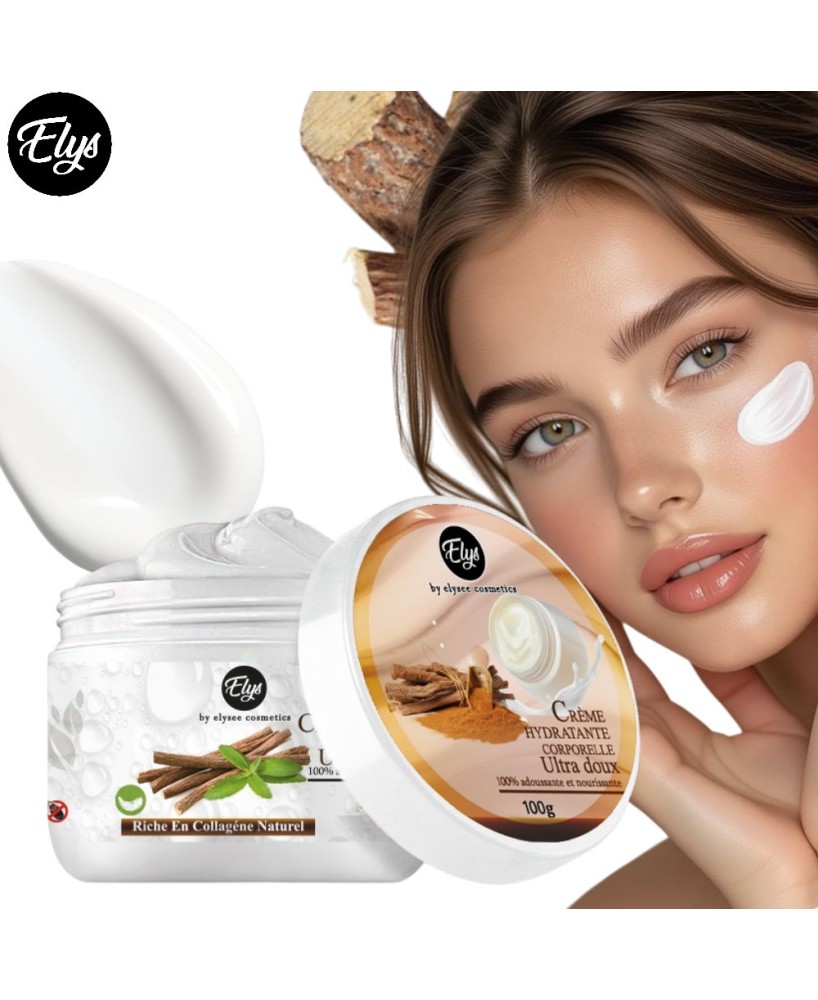 Crème Hydratante – ELYS – Réglisse – 100 g