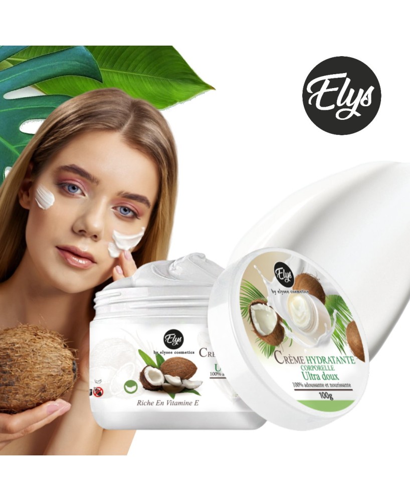 Crème Hydratante ELYS – Noix de Coco