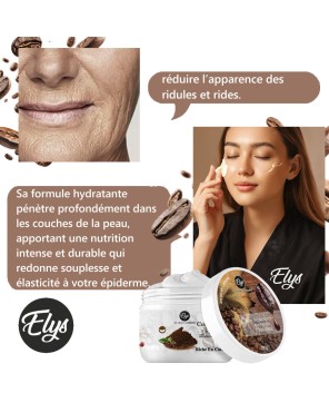 Crème Hydratante ELYS – Au Café - 100G