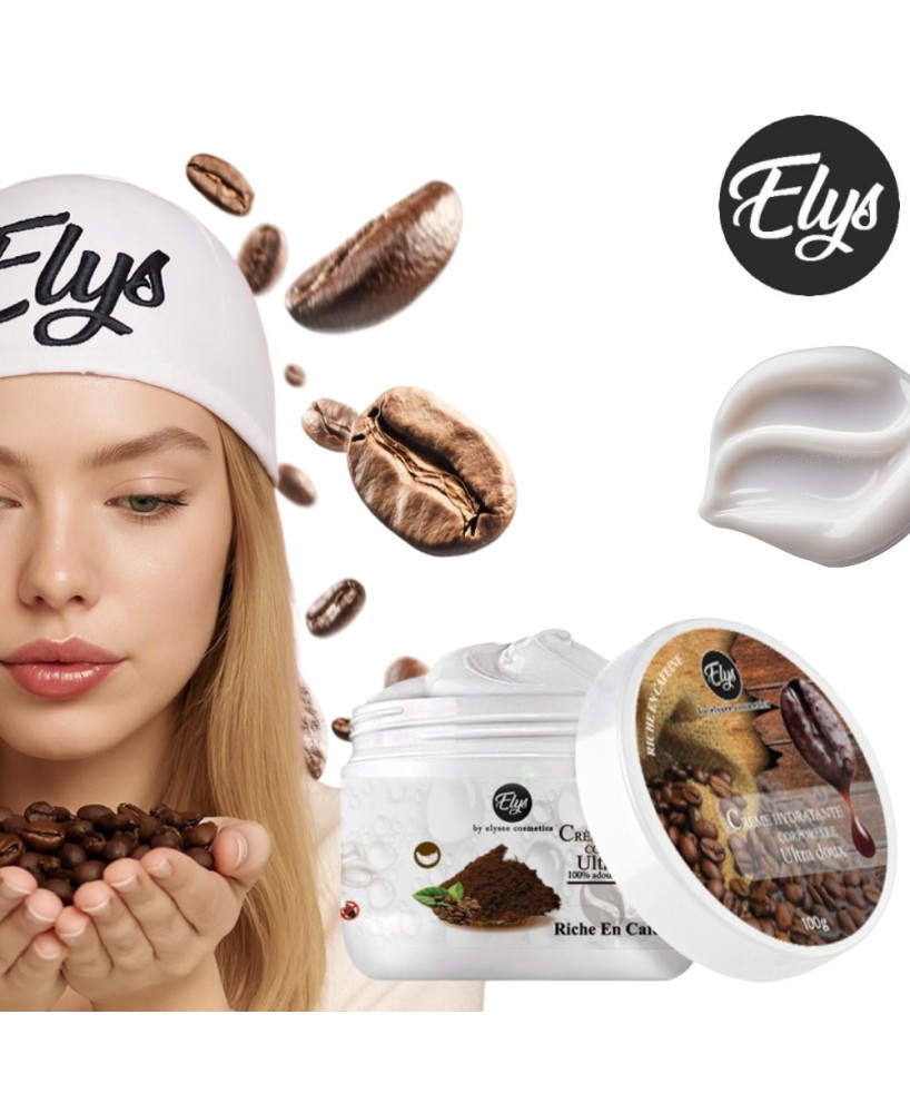 Crème Hydratante ELYS – Au Café - 100G