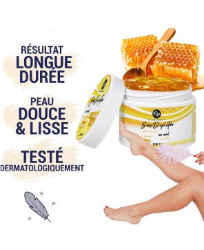 Sucre d’Épilation ELYS au Miel – 100% Naturel – Douceur & Brillance – 250 ml
