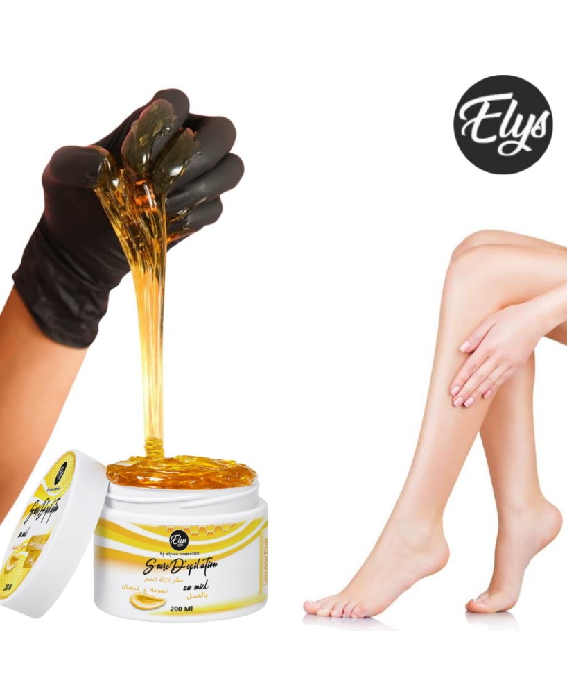 Sucre d’Épilation ELYS au Miel – 100% Naturel – Douceur & Brillance – 250 ml