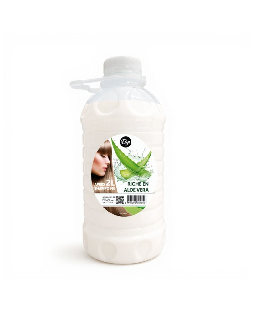 Après-Shampoing – ELYS – Riche en Aloe Vera – 2 Litres