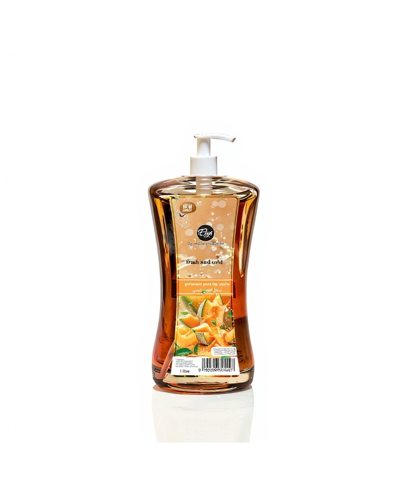 Gel Lavant pour les Mains – ELYS – Melon – 1 Litre (Carton de 12 + 1 Gratuit)