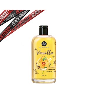 ELYS Gel Douche Vanille – 400 ml (Carton de 12 pièces + 1 gratuite)