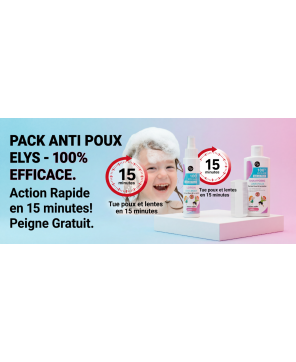 Pack Anti-Poux Elys — Shampoing + Lotion