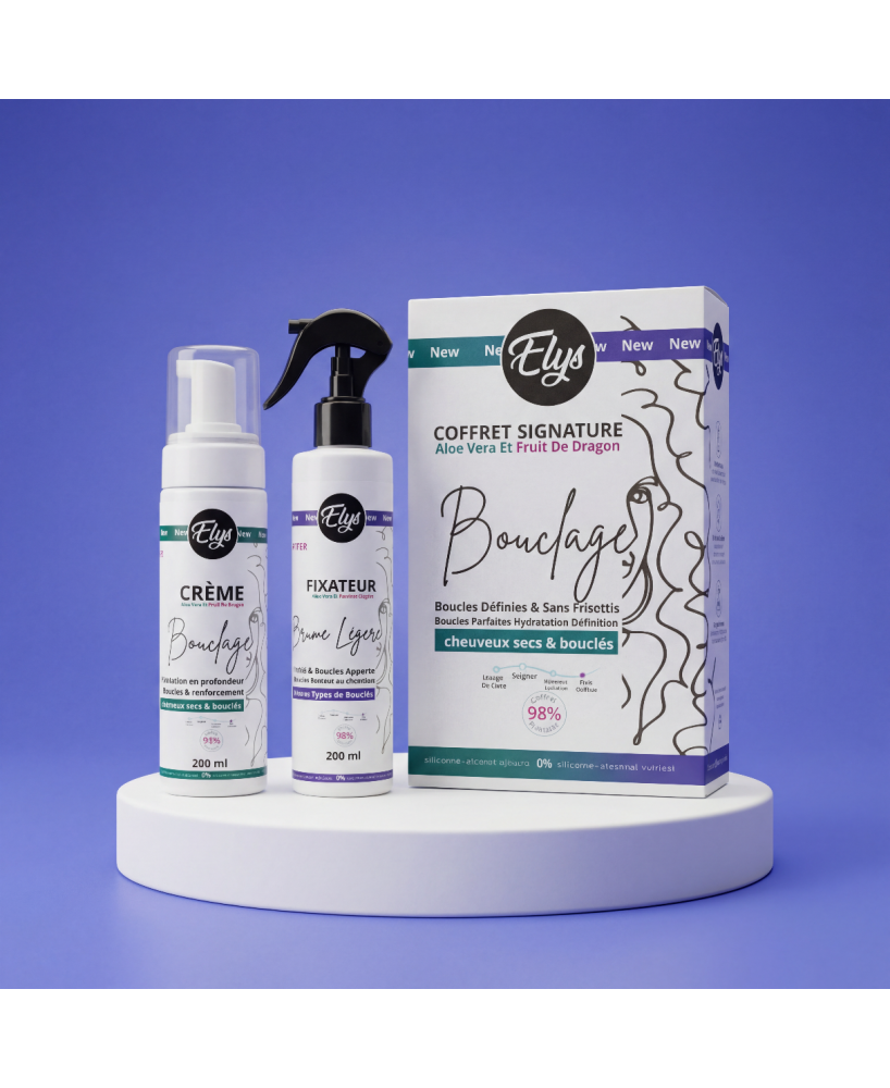 Coffret Signature Bouclage Elys — Crème + Fixateur