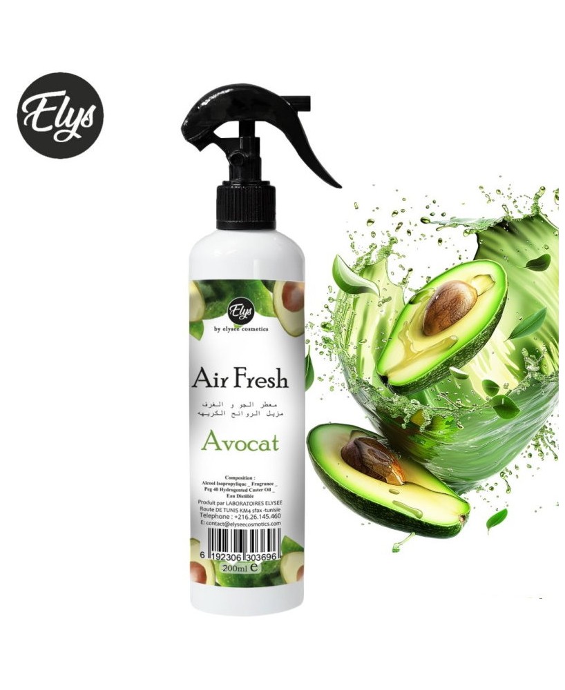 Air Fresh ELYS – Avocat – Désodorisant d’Atmosphère – 200 ml pistolet
