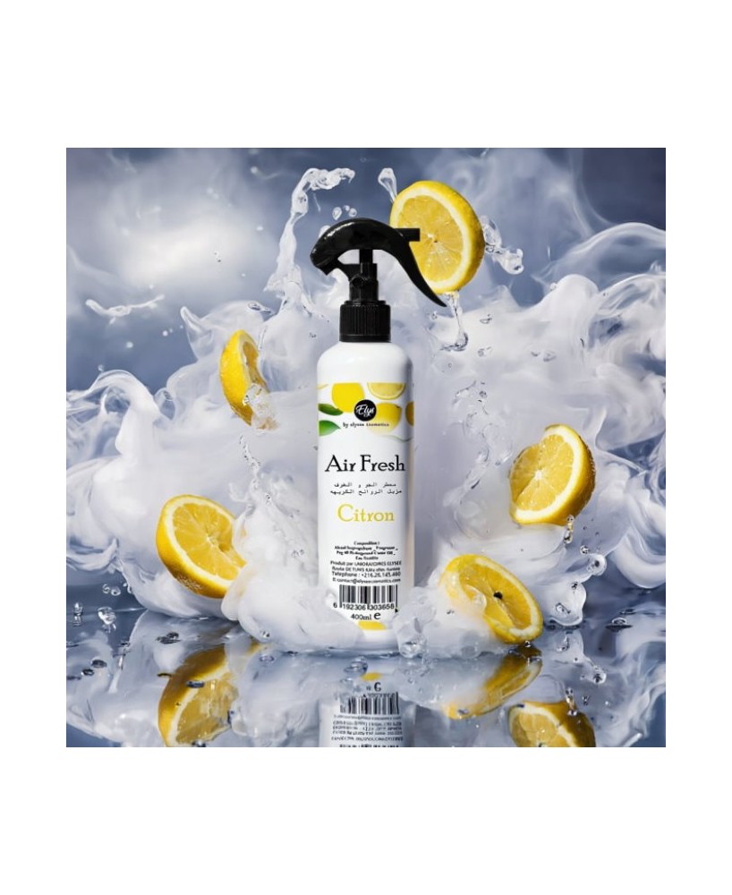 Air Fresh ELYS – Citron – Désodorisant d’Atmosphère – 200 ml pistolet