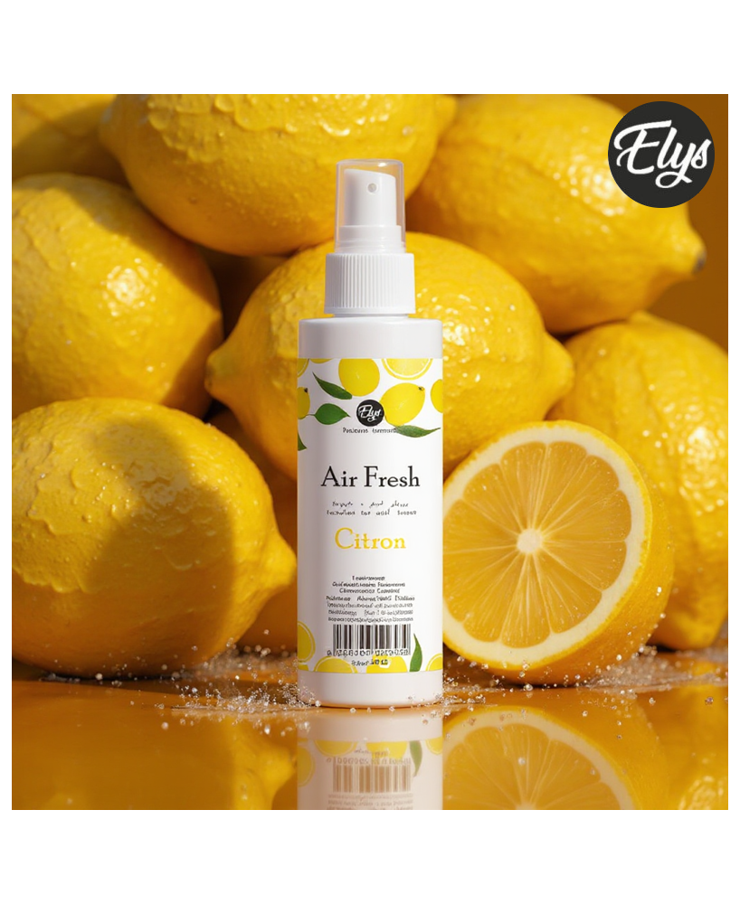 Air Fresh ELYS – Citron – Désodorisant d’Atmosphère – 200 ml vapo
