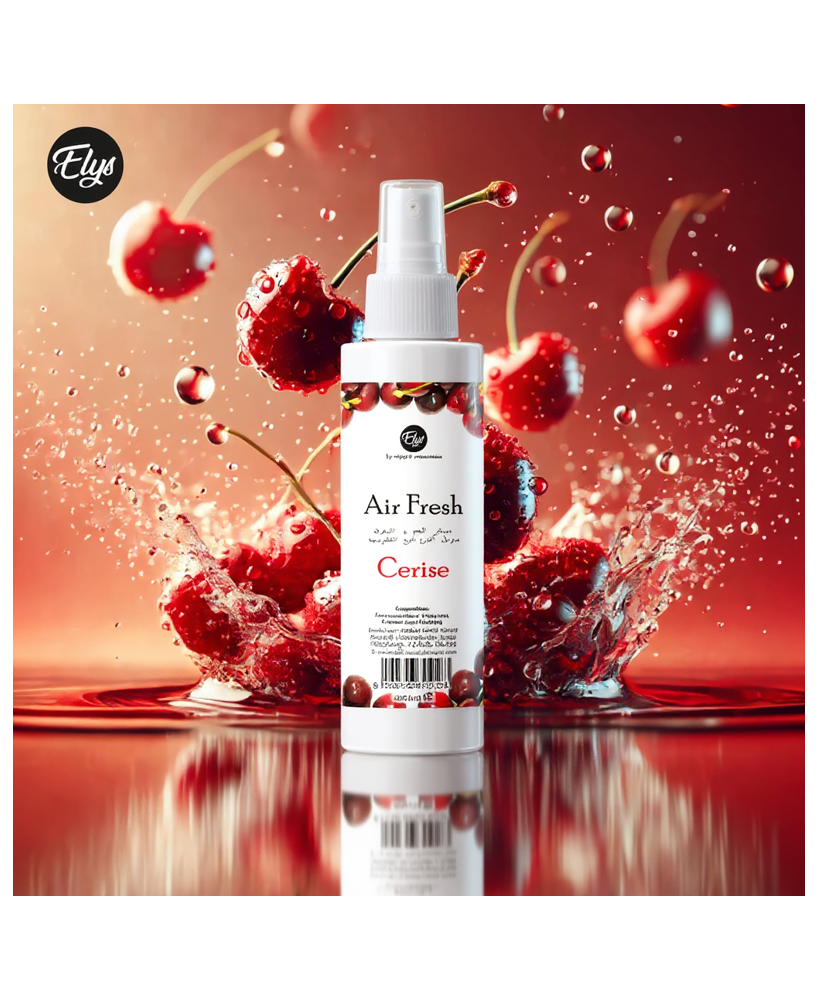 Air Fresh ELYS – Cerise – Désodorisant d’Atmosphère – 200 ml vapo