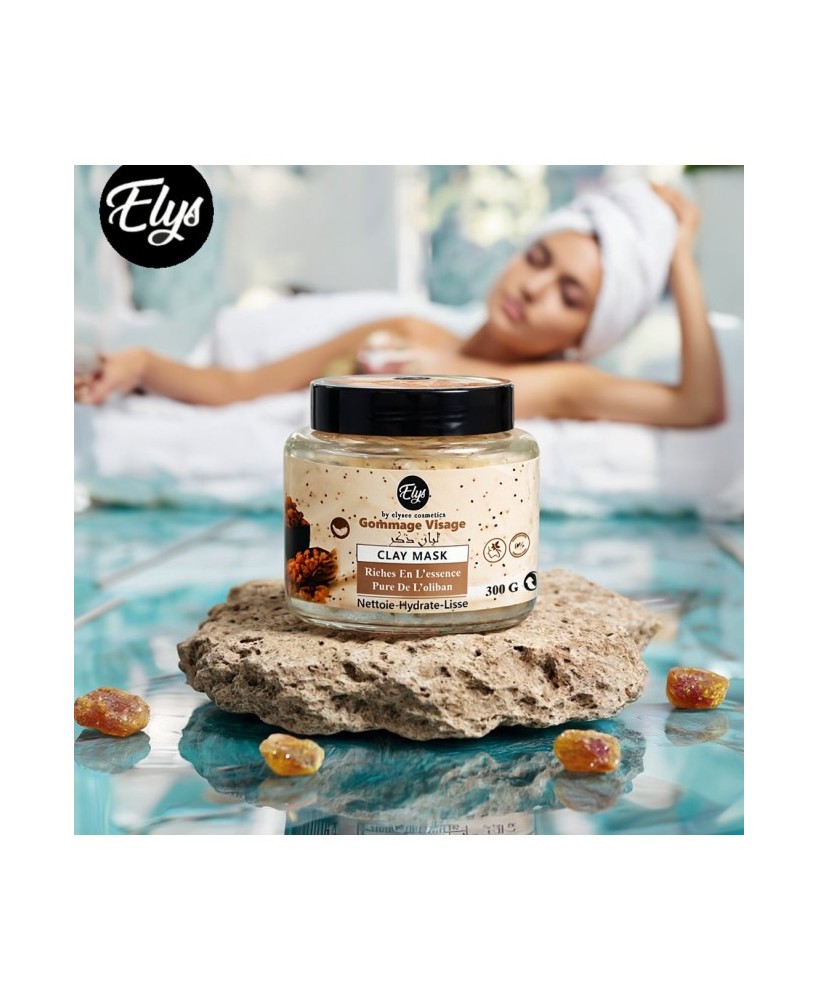 Gommage Oliban – ELYS – Riche en Essence Pure d’Oliban – 300 g