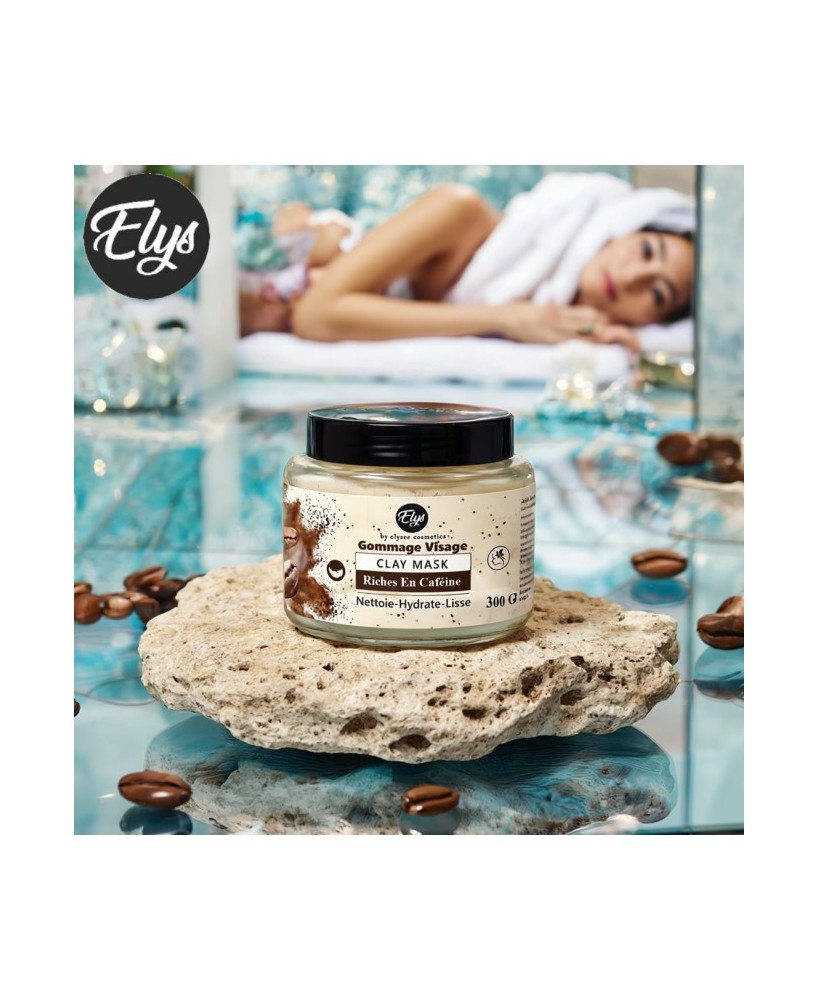 Gommage Café ELYS – Riche en Caféine – Exfoliant Naturel – 300 g