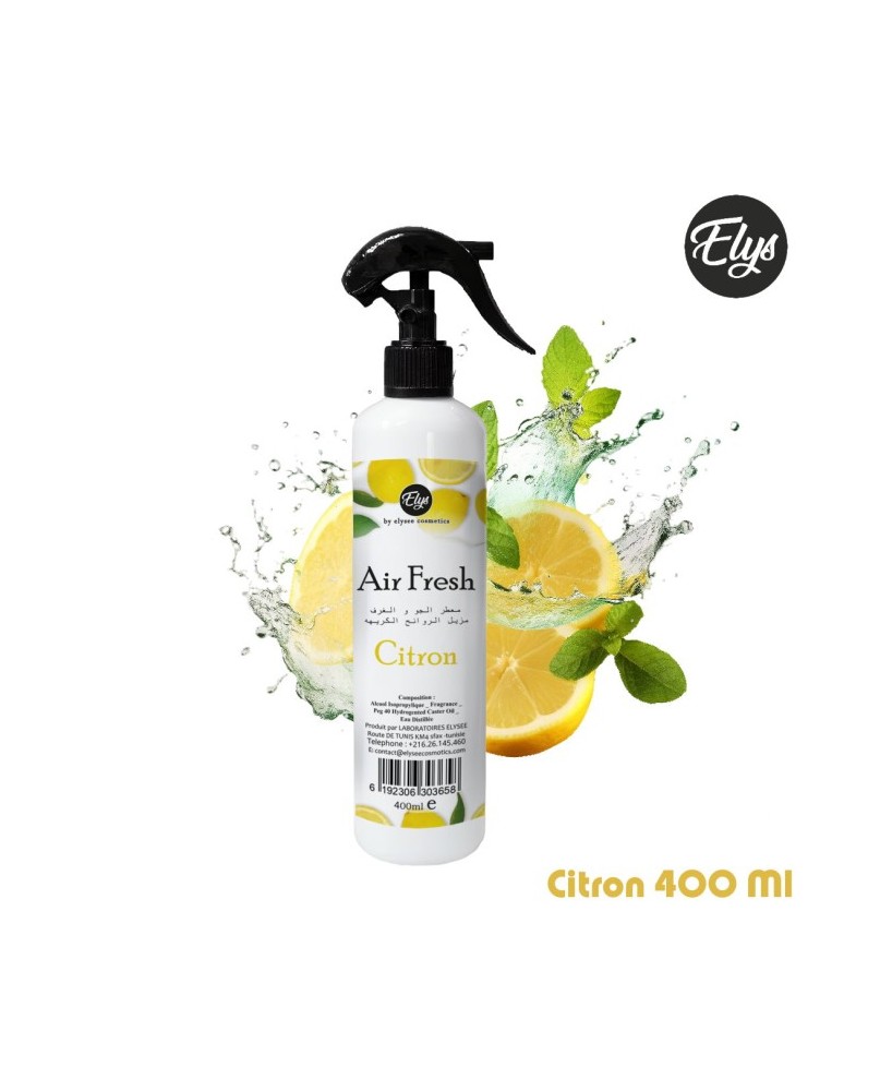 Air Fresh ELYS – Citron – Désodorisant d’Atmosphère – 400 ml