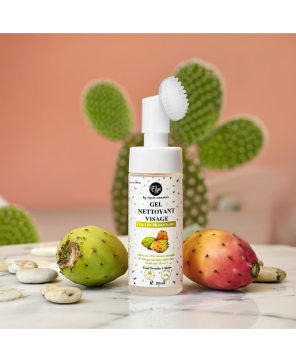 Gel Nettoyant Visage ELYS – Figue de Barbarie 200 ml – Pack Revendeur 7 + 1 Gratuit (8 pièces)