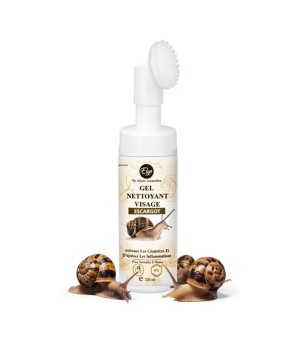 Gel Nettoyant Visage ELYS – Bave d’Escargot 200 ml – Pack Revendeur 7 + 1 Gratuit (8 pièces)