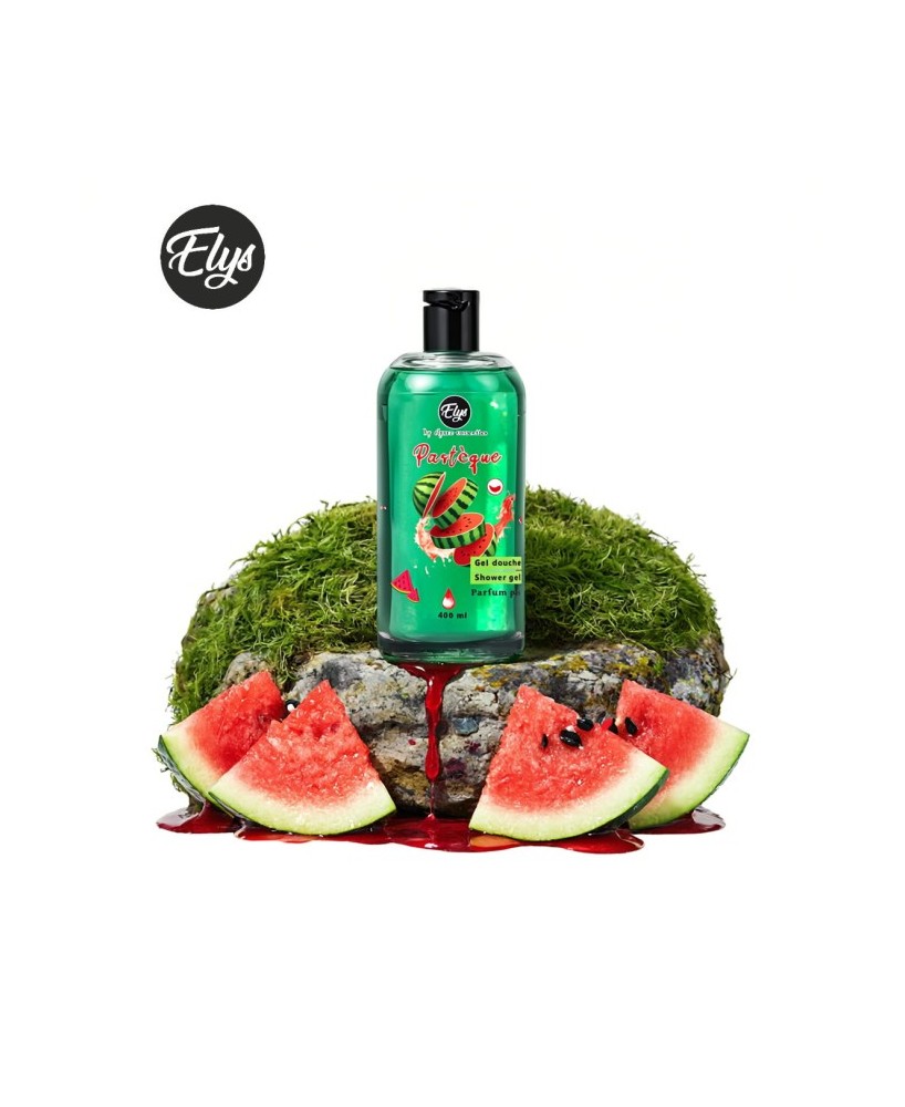 ELYS Gel Douche Pastèque – 400 ml (Carton de 12 pièces + 1 gratuite)