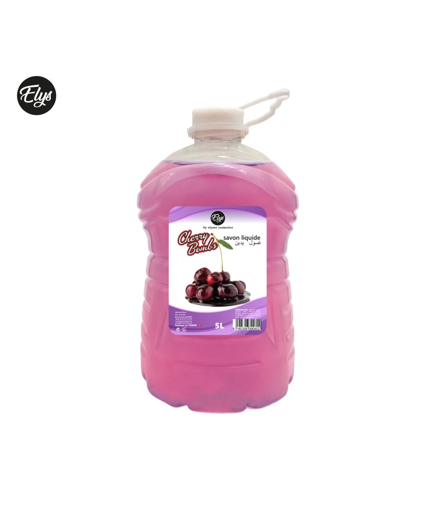 Gel Lavant pour les Mains ELYS – Cerise &  – 5 Litres (Bidon Pro)
