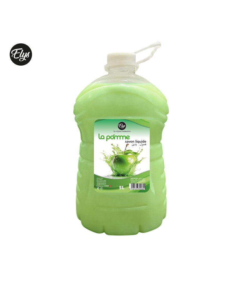 Gel Lavant pour les Mains ELYS – Pomme Verte – 5 Litres (Bidon Pro)