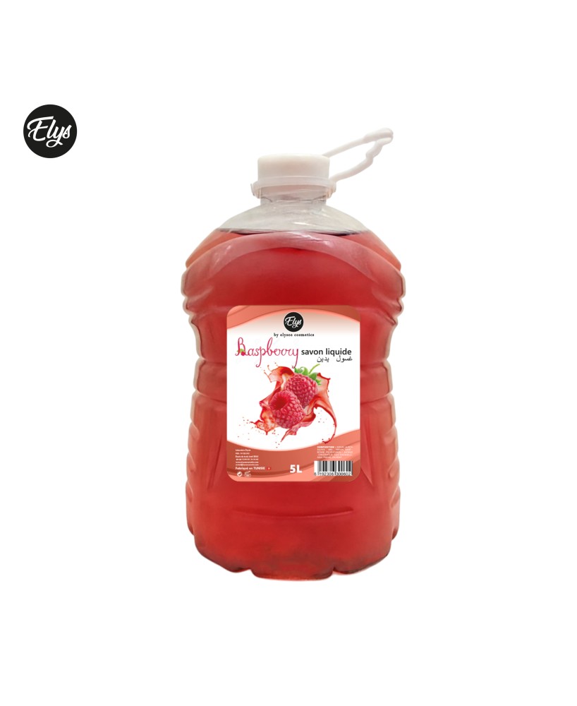 Gel Lavant pour les Mains ELYS – Framboise – 5 Litres (Bidon Pro)