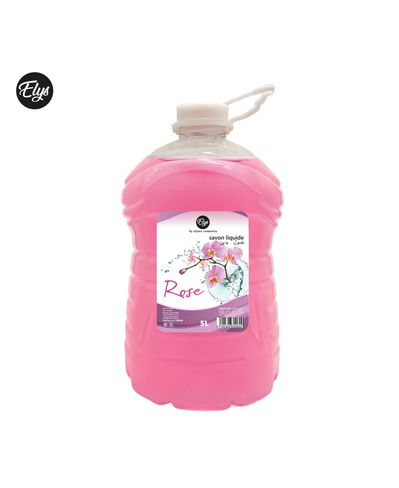 Gel Lavant pour les Mains ELYS – Rose – 5 Litres (Bidon Pro)