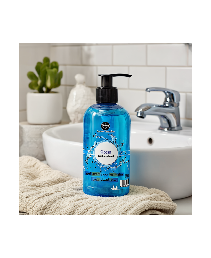 Gel Lavant pour les Mains ELYS – Ocean Fresh – 400 ml (Carton de 12 pièces + 1 gratuite)