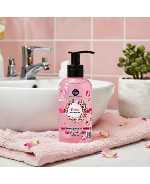 Gel Lavant pour les Mains ELYS – Rose – 400 ml (Carton de 12 pièces + 1 gratuite)