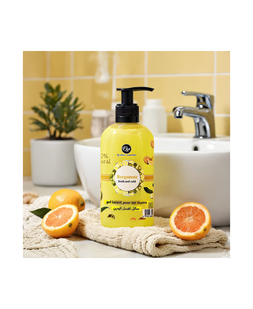 Gel Lavant pour les Mains ELYS – Bergamote – 400 ml (Carton de 12 pièces + 1 gratuite)