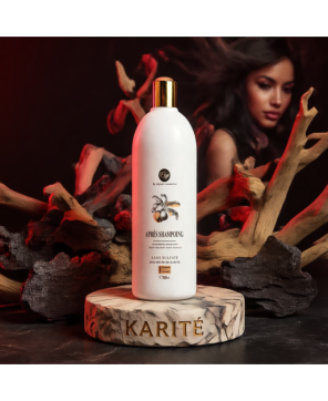 Après-Shampooing Bio au Beurre de Karité – ELYS – Sans Sulfate – 500 ml (Carton de 6 pièces + 1 gratuite)