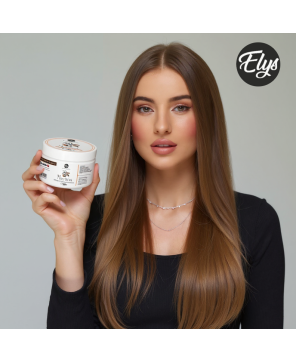 Masque Cheveux Bio au Beurre de Karité – ELYS – Sans Sulfate – 300 ml (Carton 6 pièces + 1 gratuite)